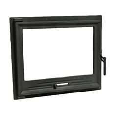 Дверка камінна Булат 87 з термосклом 60*49 см 25 кг - фото