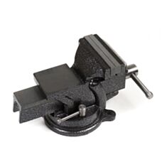 Тиски слесарные POLAX 25-099 поворотные 100 мм - фото