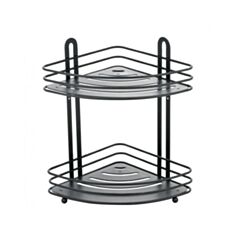 Полка для ванны угловая Trento 56177 2-ярусная - фото