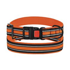 Нашийник для собак BronzeDog Mesh 50/1604/Т S 25-33 см помаранчевий - фото