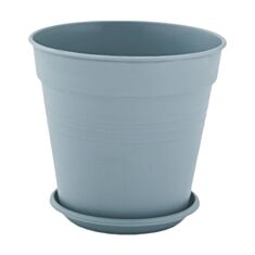 Горщик Алеана Глорія з підставкою 11*10,2 см в асортименті - фото