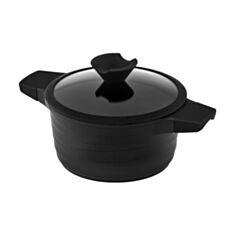 Кастрюля Lessner Black Pro New 55872-24 24 см 4,7 л - фото