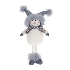 Игрушка новогодняя мягкая Снеговик BonaDi 877-177 50 см - фото