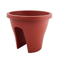 Горщик Алеана Женева з кріпленням на перила 29*24 см - фото