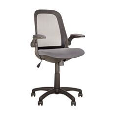 Крісло офісне Nowy Styl Glory GTP black Tilt CHR61 OH/1 LS-11 сіре - фото