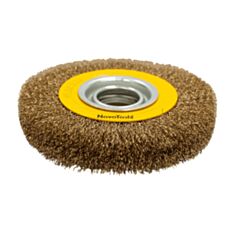 Щітка подвійна кільцева NovoTools NTDWWB15022BC гофрована латунь 150*22,2 мм - фото