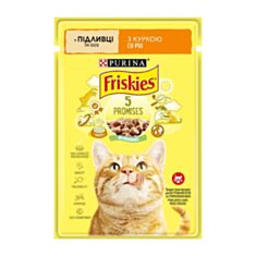 Корм для котів Friskies з куркою у підливці 85 г - фото