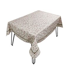 Скатертина Прованс Тереза Квіточки з кантом 120*133 см - фото