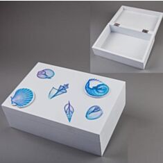 Скринька дерев'яна 002TP 22*15*7см  - фото