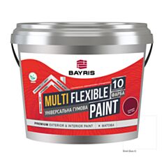 Фарба гумова універсальна Bayris Multi Flexible Paint база А біла 10 кг - фото