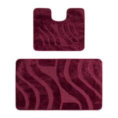 Набор ковриков для ванной Maximus Symphony 2576 баклажан - фото