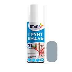 Грунт-емаль аэрозольна STAR Paint 2 в 1 сіра 0,4 л - фото