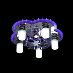 Люстра Sirius N 8255-5+1 bk+cr - фото