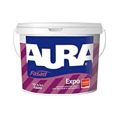 Фасадна фарба Aura Fasad Expo 10 л білий + 5 л безкоштовно - фото
