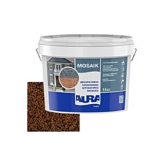 Декоративная штукатурка силиконовая Aura Luxpro Mosaik S153 1 мм 15 кг - фото