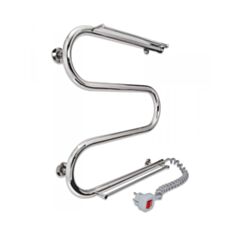 Рушникосушка змійовик Laris 25РС3 Е 2 полички 500*500 мм права - фото