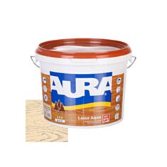 Лазур декоративна Aura Lasur Aqua для захисту деревини прозора 2,5 л - фото