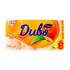 Папір туалетний Диво Premio Персик 8 шт - фото