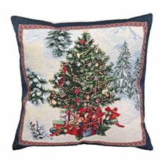 Наволочка декоративная Прованс Blue sky Елка 45*45 см - фото