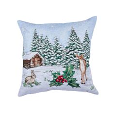 Наволочка новогодняя гобеленовая Limaso SQUIRREL CO2-NV 45*45 см - фото