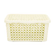 Коробка универсальная с крышкой Follow Me Pearl 213111 №1 2,5 л beige - фото