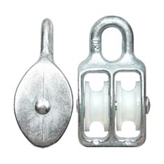 Блок двойной оцинкованный Таурус 40 мм - фото