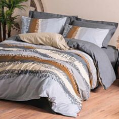 Комплект постельного белья Cotton Box Asel Antrasit 741-017 200*220 см - фото