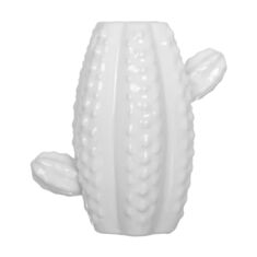 Ваза кактус Eterna WW 2702-20,5 19,5*12,5*20,5 см біла - фото