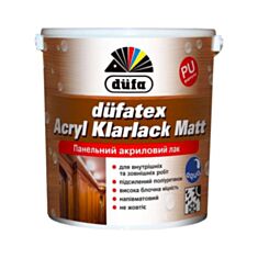 Лак панельний Dufa Dufatex Acryl Klarlack Matt 2,5 л - фото
