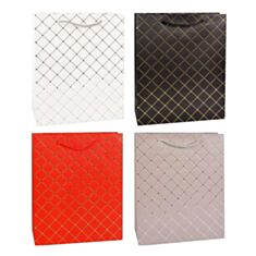 Пакет подарочный Дом Упаковки 1289L  31*40*12 см в ассортименте - фото