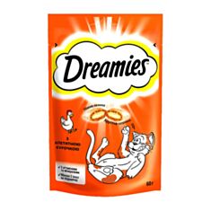 Ласощі для котів Dreamies з куркою 60 г - фото