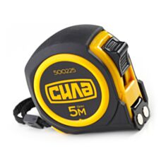 Рулетка Сила 500225 прогумована з магнітом 5 м*19 мм - фото