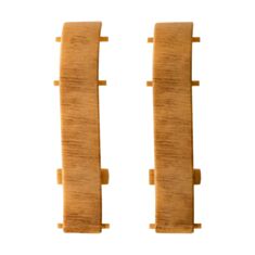 Комплект з'єднання для плінтуса ТІС 0008-ПЛГСК Дуб шервуд 2 шт - фото