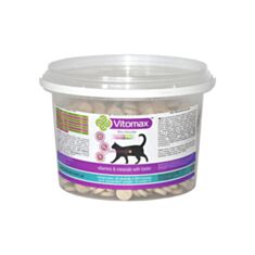 Витамины Vitomax Шерсть для кошек 1000 таблеток - фото