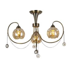 Люстра Світло RH16019/3-AB бронзова - фото
