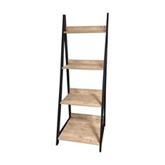 Стеллаж Металл-Дизайн Дуо дуб античный/черный - фото