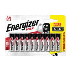 Батарейка Energizer MAX LR6 AA 10шт - фото