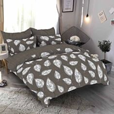 Комплект постельного белья Laplandia Листья 02480 бязь 150*220 см - фото