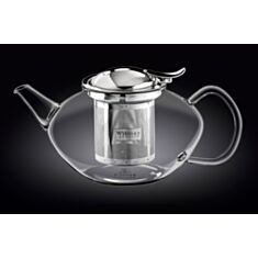 Чайник заварочний скляний Wilmax 888805 з фільтром 1050 мл - фото