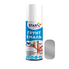 Грунт-емаль аэрозольна STAR Paint 2 в 1 срібляста 0,4 л - фото