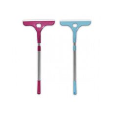 Скребок для миття вікон Мій Дім SY09763 з телескопічною ручкою 24*57,5-83 см - фото