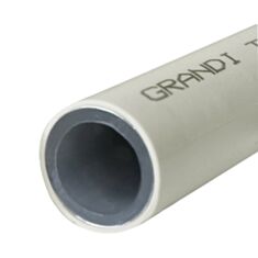 Труба поліпропіленова Grandi Therm Composite PPR/AL/PPR 20 мм 4 м - фото