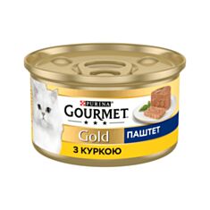 Корм для котів Gourmet Gold паштет з куркою 85 г - фото