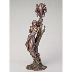 Подсвечник Девушка с бабочкой Elisey 10280 A4 36см - фото