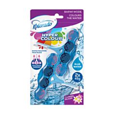 Брусок туалетний Kolorado Hyper Colour Flower Bloom синій 2*45 г - фото