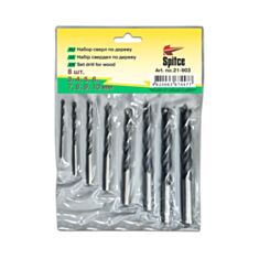 Набір свердел по дереву Spitce 21-903 8 шт - фото