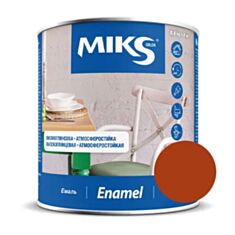 Эмаль алкидная Miks ПФ-115 желто-коричневая 0,8 кг - фото