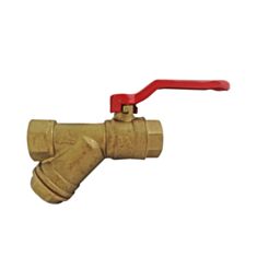 Кран кульовий Solomon 3/4" з фільтром - фото