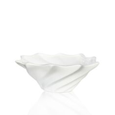 Ваза Eterna 0010 30,5*30,5*11,5 см белая - фото