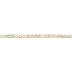 Плитка Golden Tile Swedish Wallpapers Фриз мікс беж 73Б311 3*60 см - фото